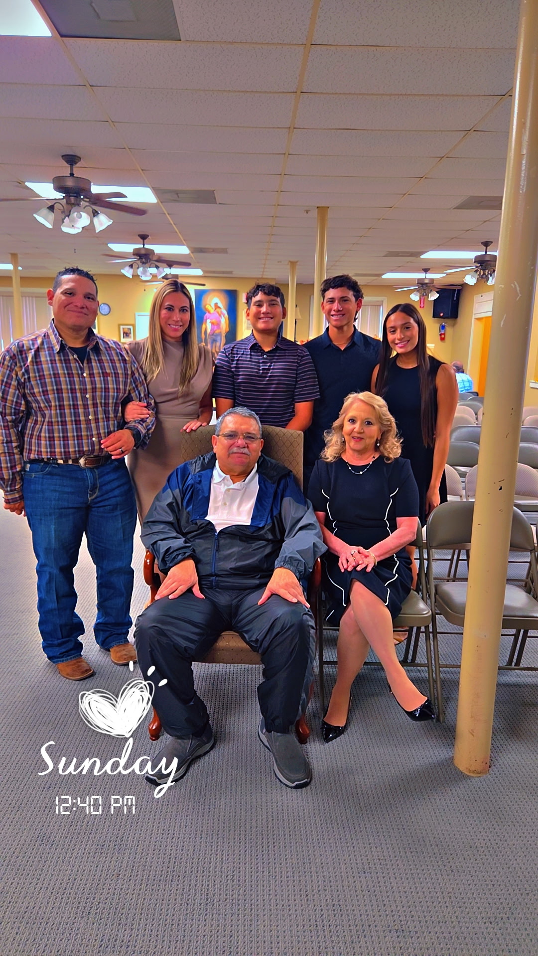 Heritage Church family gathering on Sunday